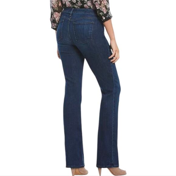 Nydj Not Your Daughter's Jeans Dark Wash HIgh Rise Bootcut Jeans Plus Size 20W - Picture 2 of 11